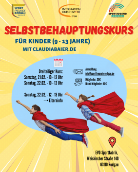 Selbstbehauptungskurs für 9-13 Jährige