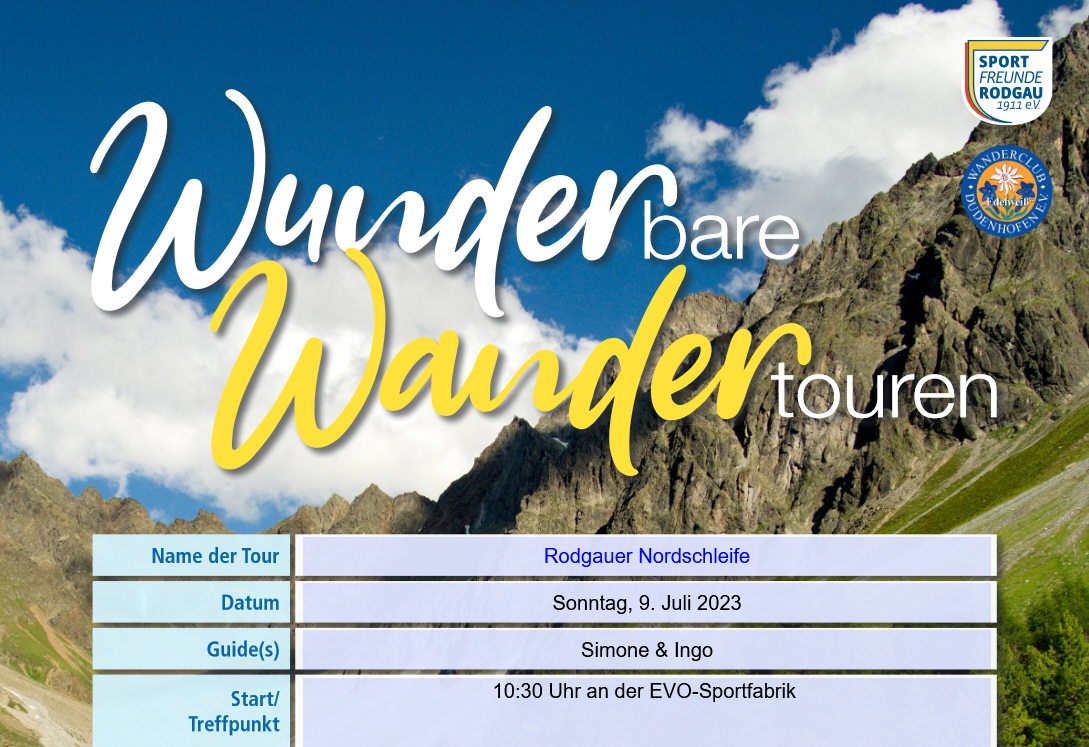 Wunderbare Wandertour Juli 2023 Rodgauer Nordschleife 1x1