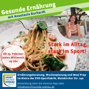 Gesunde Ernährung – stark im Alltag, stark im Sport