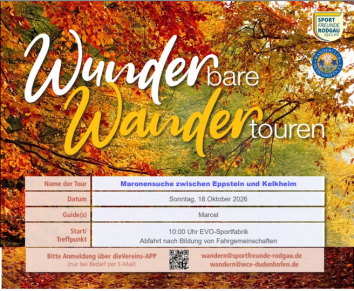 Wunderbare Wandertour: Maronensuche zwischen Eppstein und Kelkheim